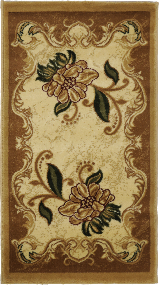 Ковер Kamalak Tekstil, прямоугольный, 60 x 110 см. УК-0070УК-0070 Ковер Kamalak Tekstil, прямоугольный, 60 x 110 см. УК-0070УК-0070Ковер Kamalak Tekstil изготовлен из прочного синтетического материала heat-set, улучшенного варианта полипропилена (эта нить получается в результате его дополнительной обработки). Полипропилен износостоек, нетоксичен, не впитывает влагу, не провоцирует аллергию. Структура волокна в полипропиленовых коврах гладкая, поэтому грязь не будет въедаться и скапливаться на ворсе. Практичный и износоустойчивый ворс не истирается и не накапливает статическое электричество. Ковер обладает хорошими показателями теплостойкости и шумоизоляции. Оригинальный рисунок позволит гармонично оформить интерьер комнаты, гостиной или прихожей. За счет невысокого ворса ковер легко чистить. При надлежащем уходе синтетический ковер прослужит долго, не утратив ни яркости узора, ни блеска ворса, ни упругости. Самый простой способ избавить изделие от грязи - пропылесосить его с обеих сторон (лицевой и изнаночной). Влажная уборка с применением шампуней и моющих средств не противопоказана. ...