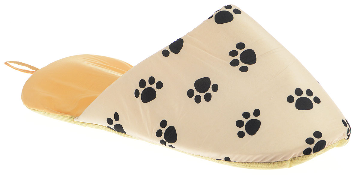 Лежанка для животных Pet Fun Тапок, цвет: бежевый, черный, 65 х 28 х 20 смYF2087N-M Лежанка для животных Pet Fun Тапок, цвет: бежевый, черный, 65 х 28 х 20 смYF2087N-MЛежанка для животных Pet Fun Тапок, выполненная из полиэстера, поддерживает температурный баланс вашего питомца и зимой, и летом. Она имеет оригинальный дизайн в виде тапка. Наполнитель выполнен из поролона. Лежанка легко складывается для хранения и перевозки. Изделие оснащено петелькой для подвешивания. Только ручная стирка при температуре 30°С.