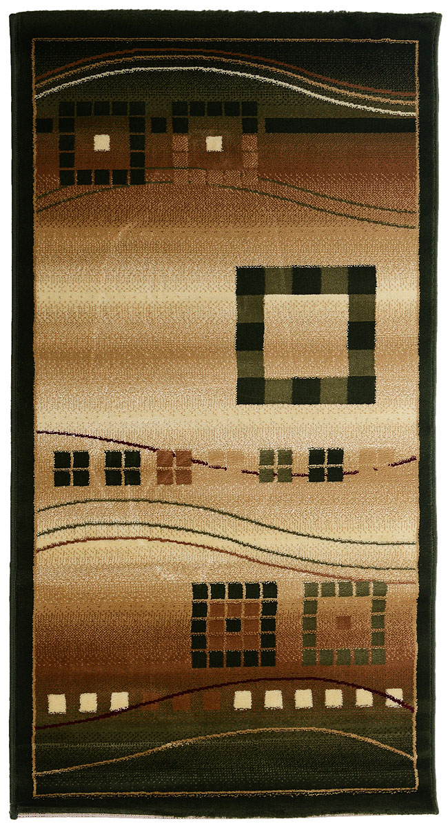 Ковер Kamalak Tekstil, прямоугольный, 80 x 150 см. УК-0078УК-0078 Ковер Kamalak Tekstil, прямоугольный, 80 x 150 см. УК-0078УК-0078Ковер Kamalak Tekstil изготовлен из прочного синтетического материала heat-set, улучшенного варианта полипропилена (эта нить получается в результате его дополнительной обработки). Полипропилен износостоек, нетоксичен, не впитывает влагу, не провоцирует аллергию. Структура волокна в полипропиленовых коврах гладкая, поэтому грязь не будет въедаться и скапливаться на ворсе. Практичный и износоустойчивый ворс не истирается и не накапливает статическое электричество. Ковер обладает хорошими показателями теплостойкости и шумоизоляции. Оригинальный рисунок позволит гармонично оформить интерьер комнаты, гостиной или прихожей. За счет невысокого ворса ковер легко чистить. При надлежащем уходе синтетический ковер прослужит долго, не утратив ни яркости узора, ни блеска ворса, ни упругости. Самый простой способ избавить изделие от грязи - пропылесосить его с обеих сторон (лицевой и изнаночной). Влажная уборка с применением шампуней и моющих средств не противопоказана. ...