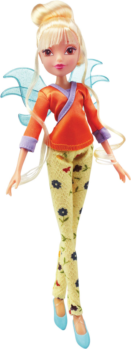 Winx Club Кукла Винтаж StellaIW01271500_Stella Winx Club Кукла Винтаж StellaIW01271500_StellaВсе девочки мечтают играть с куклами Winx, ведь они выполнены в виде знаменитых девушек-фей из мультсериала Winx Club. Феи-подружки Блум, Стелла, Текна, Муза, Лэйла и Флора выручают друг друга в беде и спасают мир от темных сил. Юные феи Winx - удивительные могущественные волшебницы, которым под силу любое превращение! А еще они, прежде всего, ученицы Школы Алфеи, поэтому, конечно же, они носят школьную форму! Кукла Winx Club Винтаж Stella порадует вашу малышку и доставит ей много удовольствия от часов, посвященных игре с ней. Куколка с длинными белыми волосами одета в стильную одежду: блузку, штаны с завышенной талией, а на ногах - туфельки. Образ дополняют съемные голубые крылышки и браслет с логотипом Winx в форме сердечка, который украсит ручку вашей дочурки. Ручки, ножки и голова Стеллы подвижны. Ваша малышка с удовольствием будет играть с этой куколкой, проигрывая сюжеты из мультсериала или придумывая различные истории. Заводная Стелла...