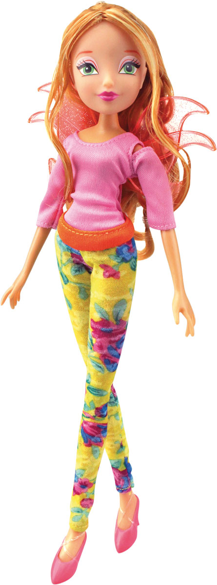 Winx Club Кукла Винтаж FloraIW01271500_Flora Winx Club Кукла Винтаж FloraIW01271500_FloraВсе девочки мечтают играть с куклами Winx, ведь они выполнены в виде знаменитых девушек-фей из мультсериала Winx Club. Феи-подружки Блум, Стелла, Текна, Муза, Лэйла и Флора выручают друг друга в беде и спасают мир от темных сил. Юные феи Winx - удивительные могущественные волшебницы, которым под силу любое превращение! А еще они, прежде всего, ученицы Школы Алфеи, поэтому, конечно же, они носят школьную форму! Кукла Winx Club Винтаж Flora порадует вашу малышку и доставит ей много удовольствия от часов, посвященных игре с ней. Куколка с длинными русыми волосами одета в стильную одежду: блузку, штаны с завышенной талией, а на ногах - туфельки. Образ дополняют съемные розовые крылышки и браслет с логотипом Winx в форме сердечка, который украсит ручку вашей дочурки. Ручки, ножки и голова Флоры подвижны. Ваша малышка с удовольствием будет играть с этой куколкой, проигрывая сюжеты из мультсериала или придумывая различные истории. Флора родилась...