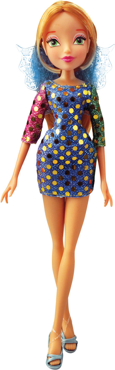 Winx Club Кукла Диско FloraIW01261500_Flora Winx Club Кукла Диско FloraIW01261500_FloraВсе девочки мечтают играть с куклами Winx, ведь они выполнены в виде знаменитых девушек-фей из мультсериала Winx Club. Феи-подружки Блум, Стелла, Текна, Муза, Лэйла и Флора выручают друг друга в беде и спасают мир от темных сил. Юные феи Winx - удивительные могущественные волшебницы, которым под силу любое превращение! А еще они, как и все девчонки, самые настоящие модницы! Волшебницы Винкс обожают крутиться перед зеркалом и менять наряды! Кукла Winx Club Диско Flora порадует вашу малышку и доставит ей много удовольствия от часов, посвященных игре с ней. Куколка с длинными русыми локонами одета в модное блестящее платье, а на ногах - открытые босоножки. Образ дополняют голубые крылышки у нее за спиной. Ручки, ножки и голова Флоры подвижны. Ваша малышка с удовольствием будет играть с этой куколкой, проигрывая сюжеты из мультсериала или придумывая различные истории. Флора родилась весной под знаком Зодиака Дриада. Ее любимый цвет - розовый....
