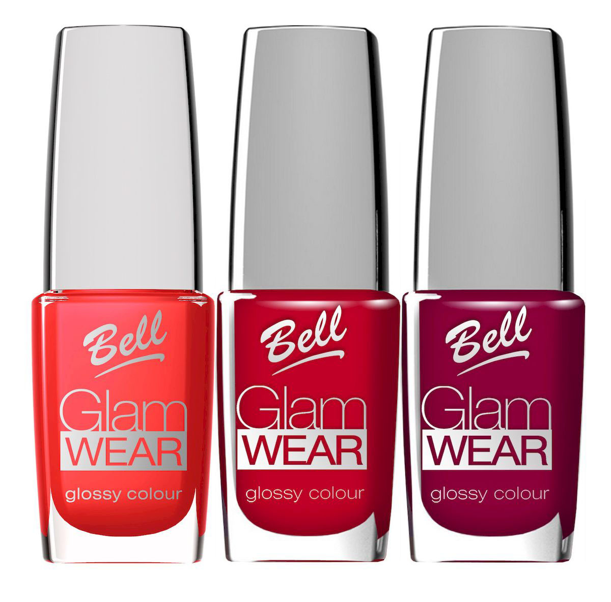 Bell Набор устойчивых лаков для ногтей с глянцевым эффектом Glam Wear Nail: тон №404 , тон №405, тон №406, 30 млBsp21 Bell Набор устойчивых лаков для ногтей с глянцевым эффектом Glam Wear Nail: тон №404 , тон №405, тон №406, 30 млBsp21Устойчивый лак для ногтей.