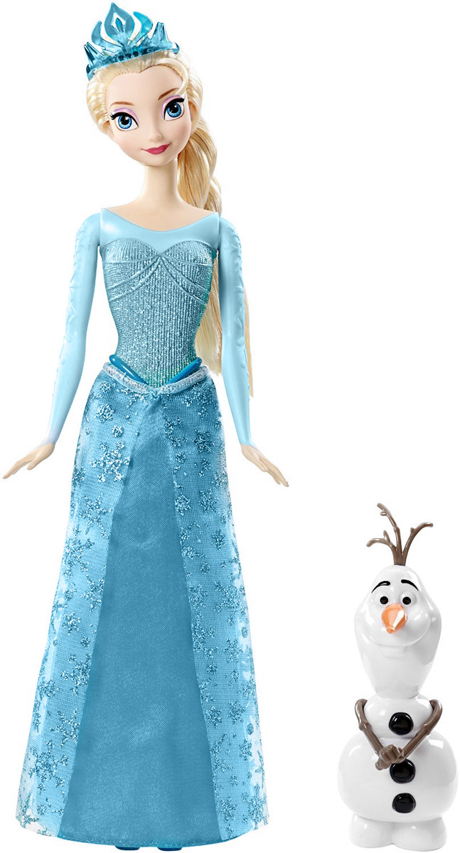 Disney Frozen Кукла Эльза и ОлафCMM87 Disney Frozen Кукла Эльза и ОлафCMM87Набор Disney Кукла Эльза и Олаф содержит в себе двух главных персонажей из популярного мультфильма Холодное сердце. Кукла в образе Эльзы изготовлена из качественного материала, дополнена подвижными конечностями и максимально дублирует вид героя из мультфильма. Эльза одета в роскошное платье принцессы, а ее пышную прическу в виде косы украшает диадема. Фигурка в образе Олафа, верного спутника Эльзы, также выполнена из качественного материала и выглядит в точности как персонаж из мультика. Такой набор привлечет внимание девочки и поможет ей воплотить множество сказочных игровых сюжетов.
