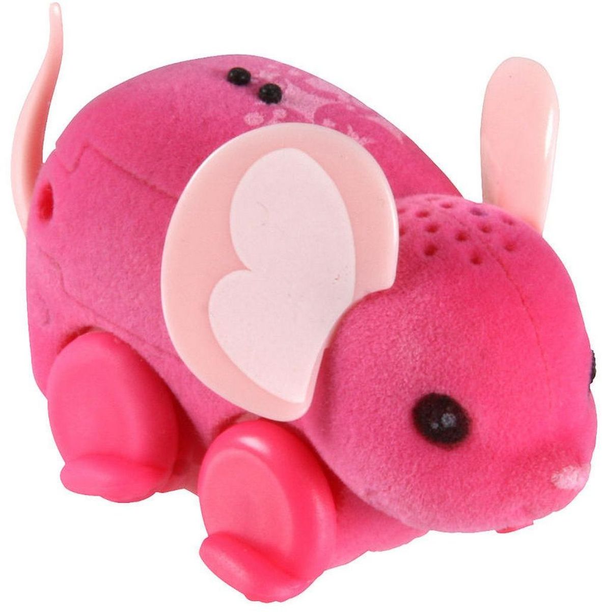 Little Live Pets Интерактивная игрушка Мышка цвет розовый28189/ast28135(28187,28188,28189,28190,28191,28192) Little Live Pets Интерактивная игрушка Мышка цвет розовый28189/ast28135(28187,28188,28189,28190,28191,28192)Интерактивная игрушка Little Live Pet Мышка изготовлена из высокопрочного пластика, обтянутого флоком. Тело игрушки на ощупь напоминает настоящую шерстку мышонка. Вместо лапок у мышки - колесики. Благодаря колесам мышка легко и быстро передвигается, разворачивается по кругу. Если мышка засыпает, ее нужно погладить по спинке. Там у нее расположен сенсор. Кнопка включения расположена на месте рта. Мышка умеет издавать звуки, похожие на настоящий писк и фырканье. Игрушка развивает внимательность, фантазию и мелкую моторику. Рекомендовано для детей от 5 лет. Для работы требуются 3 батарейки типа AG13 (LR44) (комплектуется демонстрационными).