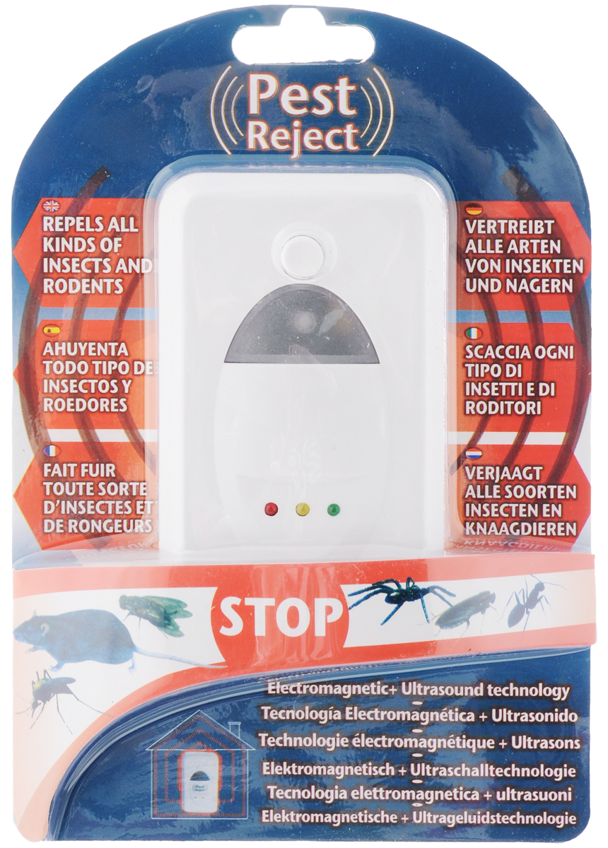 Устройство от насекомых и грызунов Bradex Pest RejectTD 0324 Устройство от насекомых и грызунов Bradex Pest RejectTD 0324Устройство от насекомых и грызунов Bradex Pest Reject поможет избавиться от тараканов, пауков, муравьев и других насекомых, а также грызунов. Устройство распространяет электромагнитные импульсы по проводке и излучает ультразвуковые сигналы. Их силы вполне достаточно, чтобы отпугнуть мерзких грызунов и насекомых. Просто вставьте его в розетку, и он начнет действовать. Устройство от насекомых и грызунов избавляет дом от тараканов и мышей не хуже химикатов. Однако в отличие от вредных токсинов, не опасно для людей и животных. Важно и то, что со временем эффективность ультразвукового отпугивателя не ослабевает. Многие грызуны и насекомые вырабатывают иммунитет к химикатам или попросту учатся их избегать. Однако в случае с этим прибором у вредителей нет шанса - привыкнуть к ультразвуку и к электромагнитным импульсам невозможно. Избавьтесь от надоедливых соседей вместе с устройством от насекомых и грызунов. Не требует замены элементов, имеет неограниченный срок действия. ...