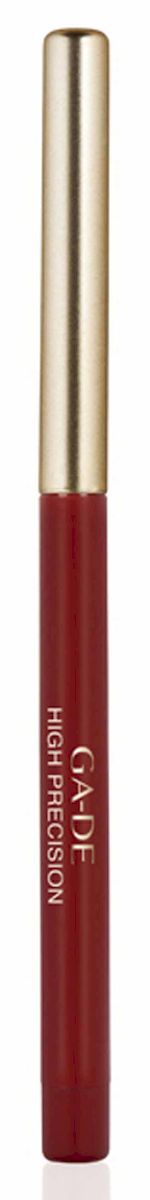 GA-DE Карандаш для губ High Precision, тон № 39, 0,28 г123300039 GA-DE Карандаш для губ High Precision, тон № 39, 0,28 г123300039Плотная восковая текстура. Перламутровые и матовые оттенки. Водоустойчив. На протяжении целого дня он превосходно сохраняет линию и цвет.