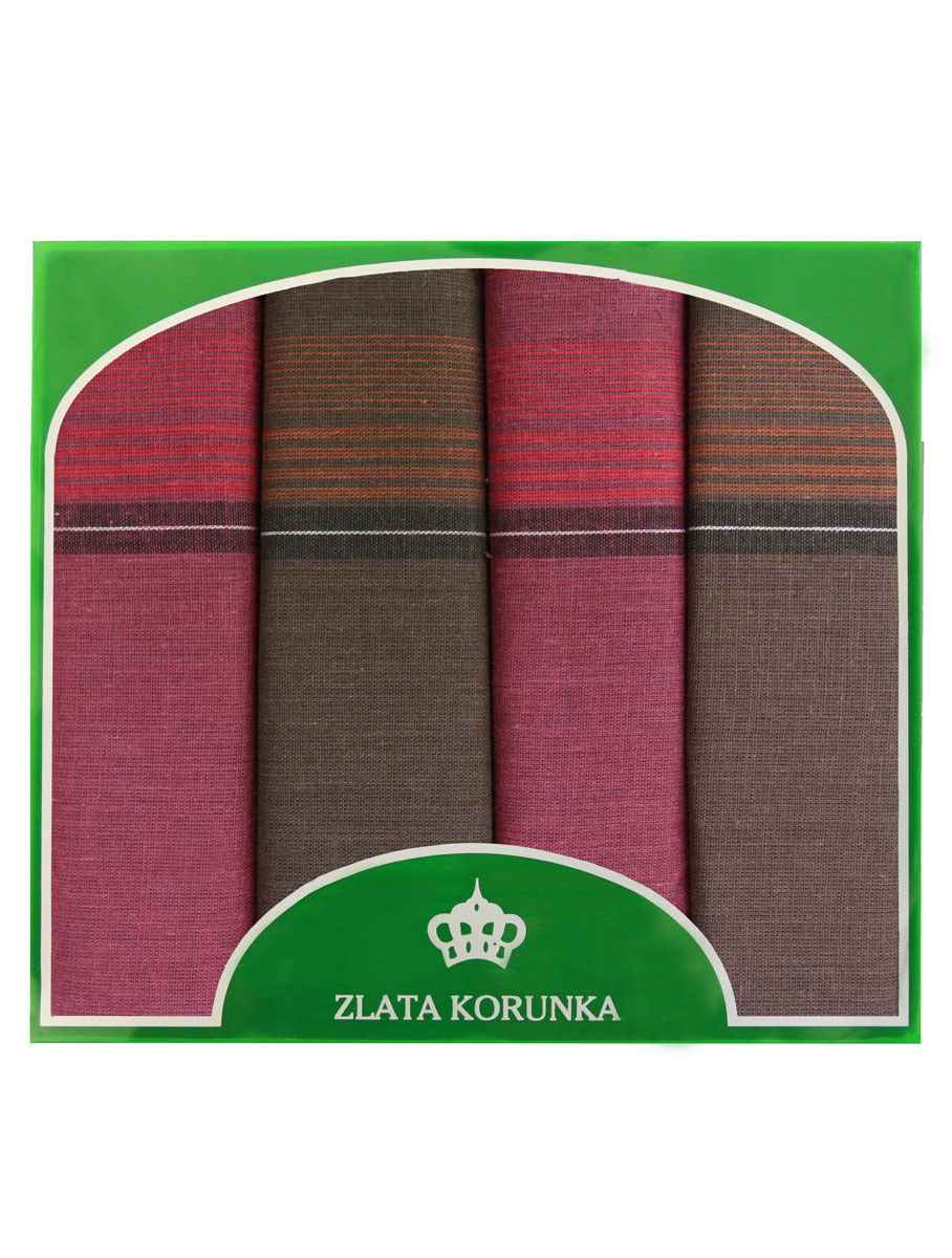 71419-19 Zlata Korunka Носовой платок мужской, цвет: мультиколор, 34х34 см, 4 шт71419-19 71419-19 Zlata Korunka Носовой платок мужской, цвет: мультиколор, 34х34 см, 4 шт71419-19Платки носовые мужские в упаковке по 4 шт. Носовые платки изготовлены из 100% хлопка, так как этот материал приятен в использовании, хорошо стирается, не садится, отлично впитывает влагу.