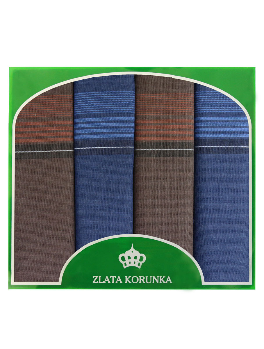 Платок носовой мужской Zlata Korunka, цвет: синий, красный. 71419-20. Размер 34 х 34 см, 4 шт71419-21 Платок носовой мужской Zlata Korunka, цвет: синий, красный. 71419-20. Размер 34 х 34 см, 4 шт71419-21Носовой платок Zlata Korunka изготовлен из высококачественного натурального хлопка, благодаря чему приятен в использовании, хорошо стирается, не садится и отлично впитывает влагу. Практичный носовой платок будет незаменим в повседневной жизни любого современного человека. Такой платок послужит стильным аксессуаром и подчеркнет ваше превосходное чувство вкуса. В комплекте 4 платка.