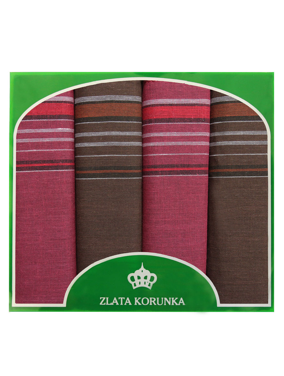 71419-22 Zlata Korunka Носовой платок мужской, цвет: мультиколор, 34х34 см, 4 шт71419-22 71419-22 Zlata Korunka Носовой платок мужской, цвет: мультиколор, 34х34 см, 4 шт71419-22Платки носовые мужские в упаковке по 4 шт. Носовые платки изготовлены из 100% хлопка, так как этот материал приятен в использовании, хорошо стирается, не садится, отлично впитывает влагу.