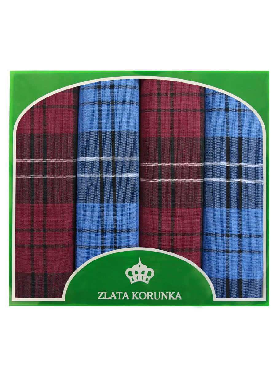 71419-29 Zlata Korunka Носовой платок мужской, цвет: мультиколор, 34х34 см, 4 шт71419-29 71419-29 Zlata Korunka Носовой платок мужской, цвет: мультиколор, 34х34 см, 4 шт71419-29Платки носовые мужские в упаковке по 4 шт. Носовые платки изготовлены из 100% хлопка, так как этот материал приятен в использовании, хорошо стирается, не садится, отлично впитывает влагу.