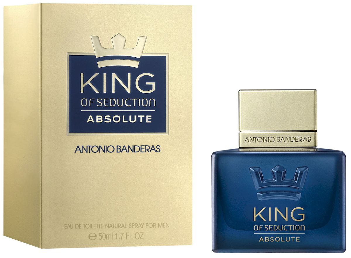 Antonio Banderas King Of Seduction Absolute Туалетная вода, мужская, 50 мл65101609 Antonio Banderas King Of Seduction Absolute Туалетная вода, мужская, 50 мл65101609Аромат King of Seduction Absolute от Antonio Banderas обольщает с первых аккордов, которые раскрываются освежающей нотой морской волны и ярким оттенком грейпфрута. В сердце аромата звучит контрастное сочетание чистого и свежего оттенка лаванды с игривой с