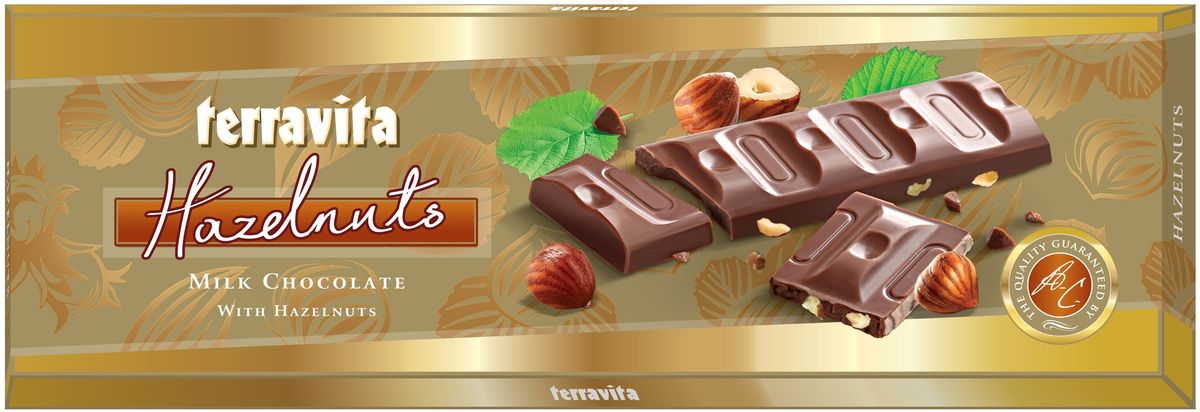 Terravita Шоколад молочный с лесным орехом, 225 г9931 Terravita Шоколад молочный с лесным орехом, 225 г9931Идеальный баланс ингредиентов в молочном шоколаде Terravita делает его таким сливочно-вкусным, нежным и ароматным, что полностью оправдывает название. Отличное качество шоколада подарит вам незабываемые ощущение вкуса и аромата. Шоколад - исключительно вкусный способ получить заряд энергии. Только один кусочек обеспечивает массу энергии и повышает настроение. Он также утолит голод и послужит хорошим поводом для чаепития с вашими близкими.