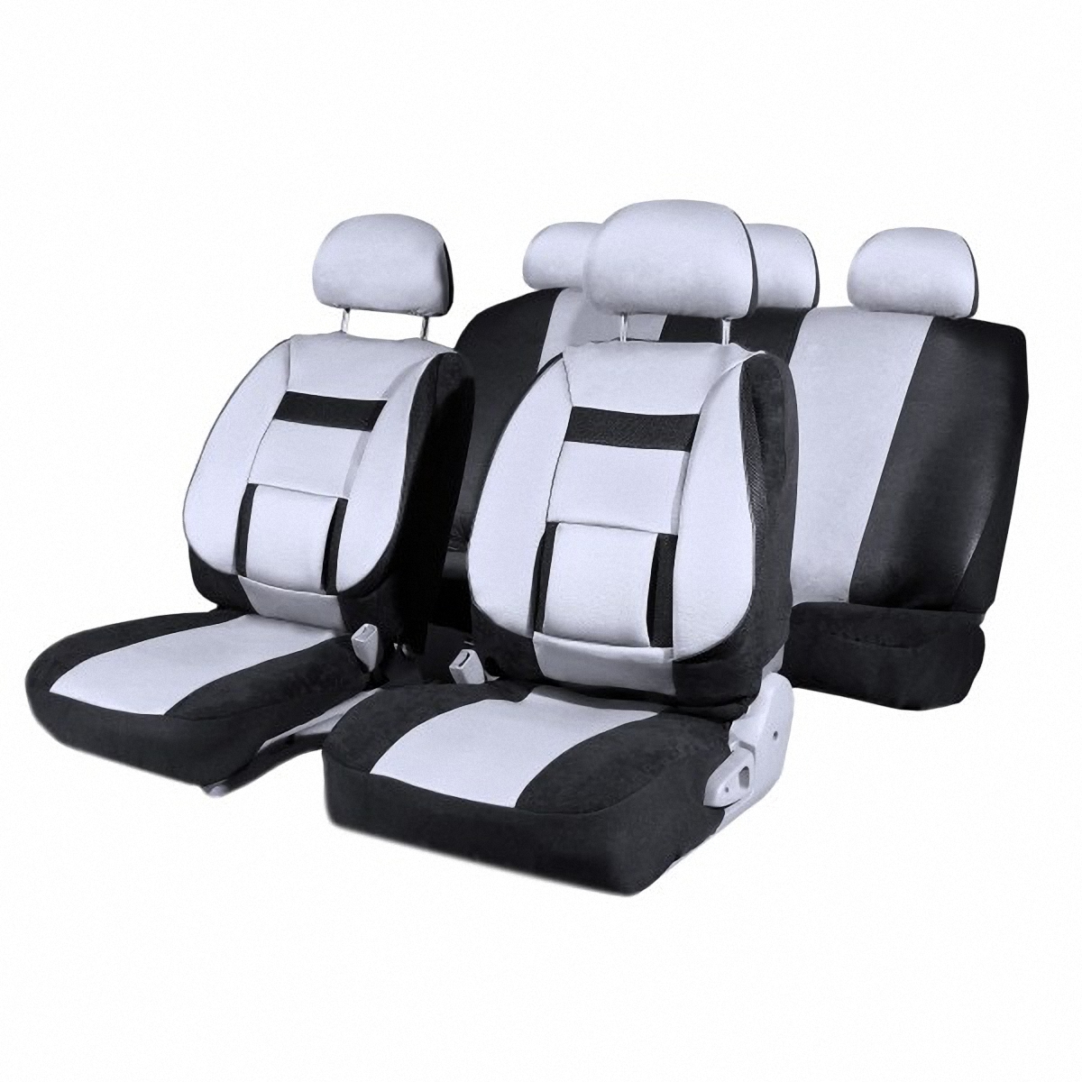 Чехлы автомобильные Skyway. S01301047S01301047 Чехлы автомобильные Skyway. S01301047S01301047Комплект классических универсальных автомобильных чехлов Skyway S01301047 изготовлен из полиэстера. Чехлы защитят обивку сидений от вытирания и выцветания. Благодаря структуре ткани, обеспечивается улучшенная вентиляция кресел, что позволяет сделать более комфортными долгое пребывание за рулем во время дальней поездки.