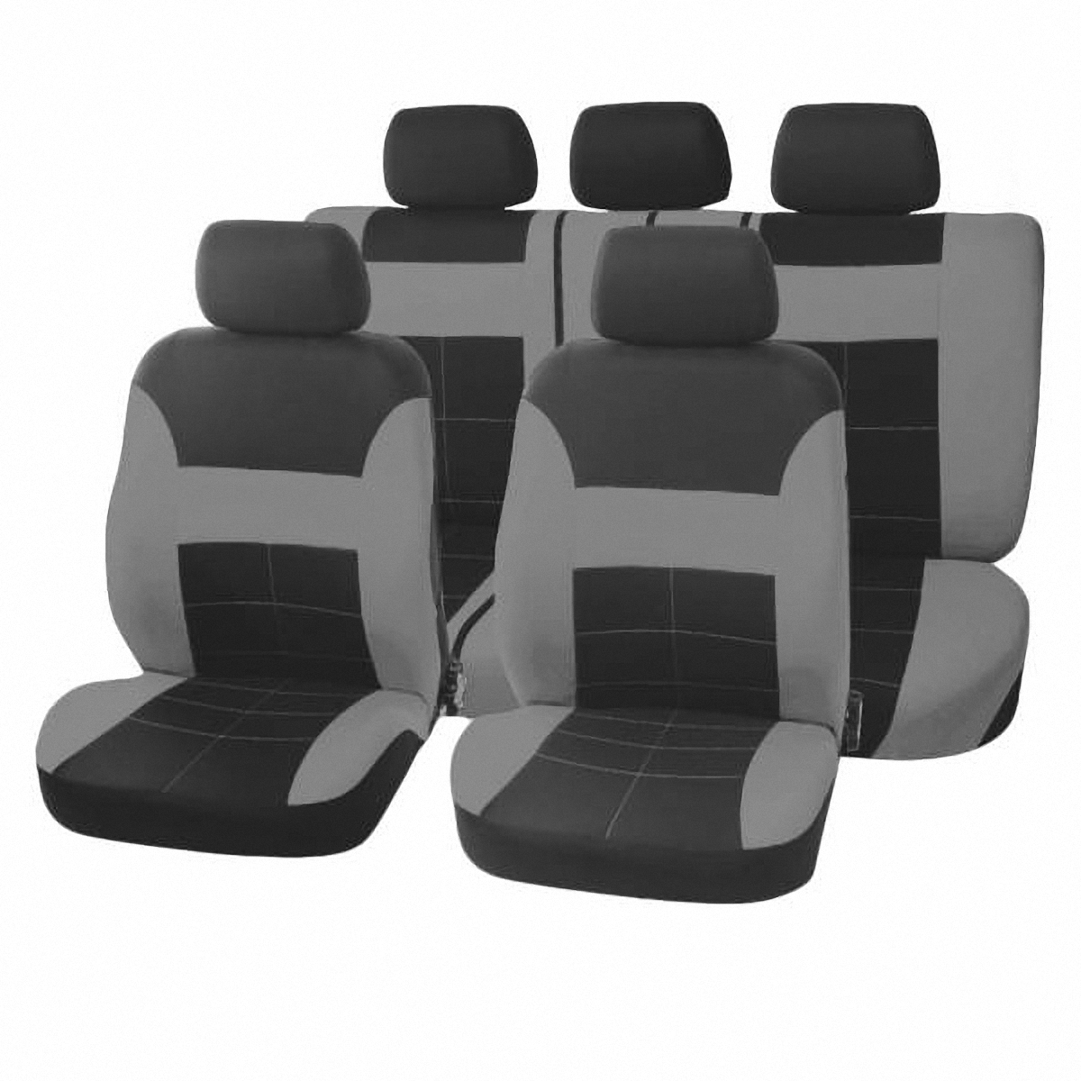 Чехлы автомобильные Skyway. S01301134S01301134 Чехлы автомобильные Skyway. S01301134S01301134Комплект классических универсальных автомобильных чехлов Skyway S01301134 изготовлен из полиэстера. Чехлы защитят обивку сидений от вытирания и выцветания. Благодаря структуре ткани, обеспечивается улучшенная вентиляция кресел, что позволяет сделать более комфортными долгое пребывание за рулем во время дальней поездки.