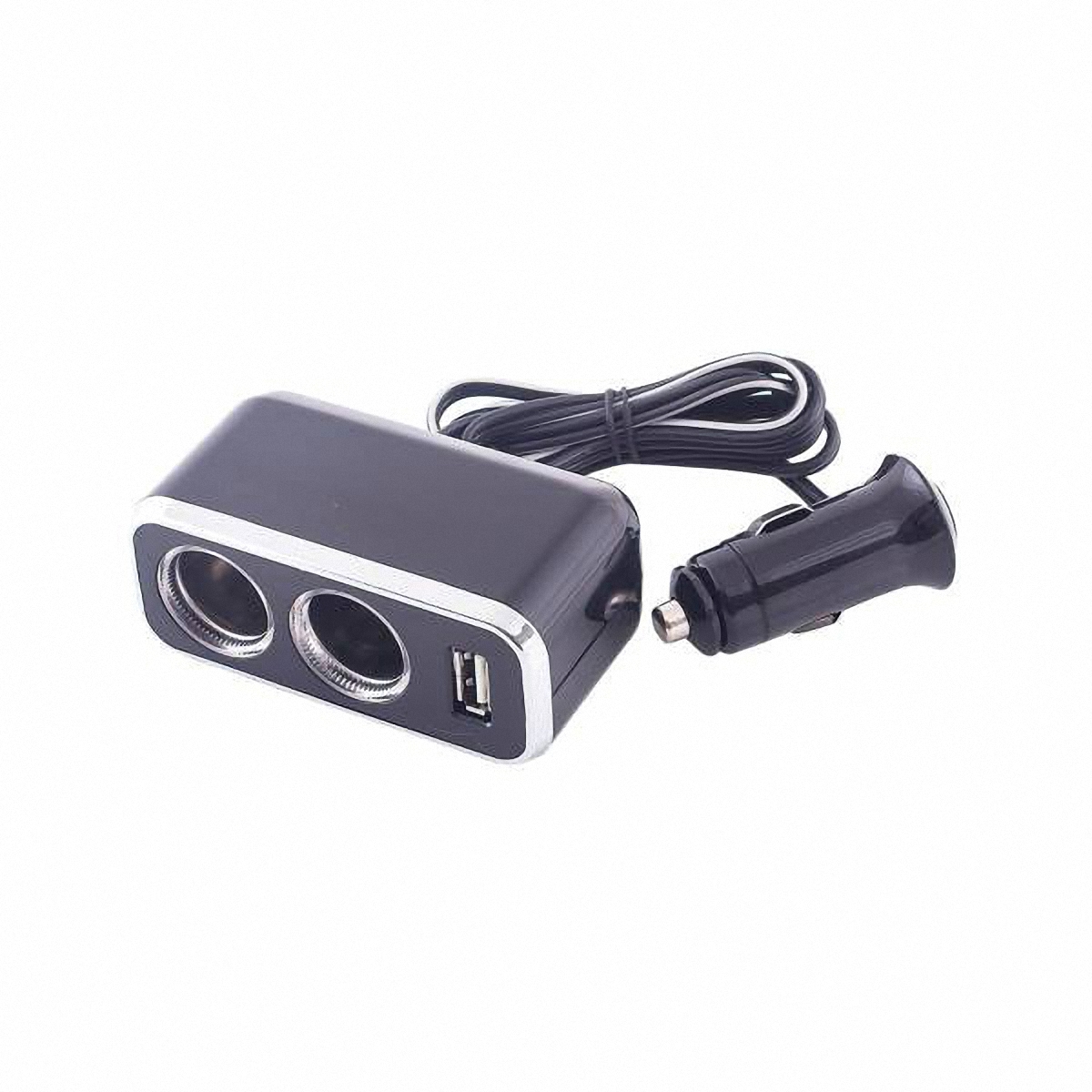 Разветвитель прикуривателя Skyway, 2 выхода + USB. S02301016S02301016 Разветвитель прикуривателя Skyway, 2 выхода + USB. S02301016S02301016Разветвитель прикуривателя Skyway позволяет подключать устройства, имеющие стандартный разъем под прикуриватель, плюс устройства, имеющие разъем USB (блоки питания для ноутбука, кпк, сотового телефона, GPS-навигатора, антирадара, пылесоса, холодильника, различные зарядные устройства и многое другое). Устройство вращается на 180°, вверх и вниз. Устройство используется при мощности 7А. Общая мощность 80 Ватт. Предохранитель 5А. Потребляемая мощность 12-24 В. Количество гнезд: 2. Количество USB-портов: 1.