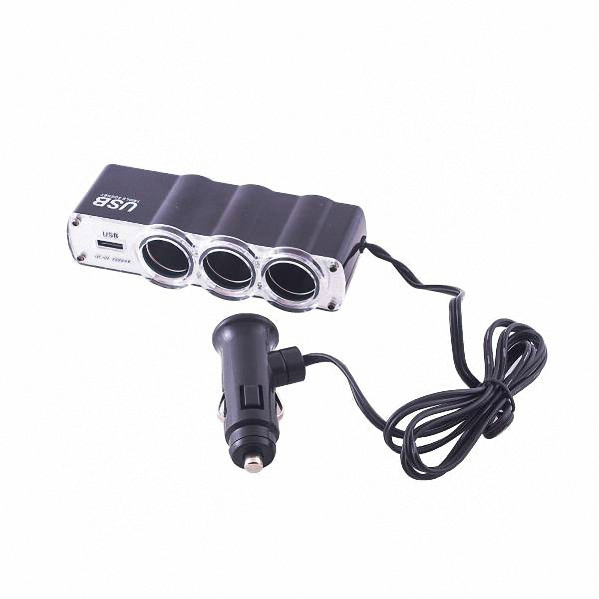 Skyway Разветвитель прикуривателя 3 гнезда + USB. S02301023S02301023 Skyway Разветвитель прикуривателя 3 гнезда + USB. S02301023S02301023Количество гнёзд: 3 Количество USB-портов: 1 Устройство вращается на 180°, вверх и вниз. Устройство используется при мощности 7А. Общая мощность 80 Ватт Предохранитель 5 А. Потребляемая мощность 12 - 24 В