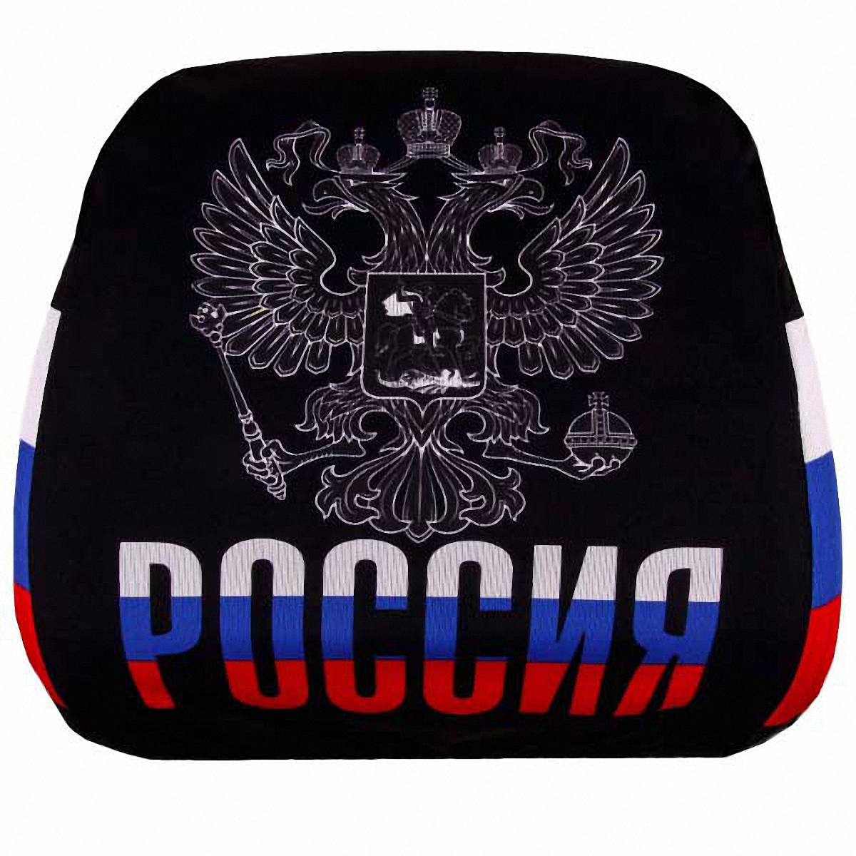 Чехол на подголовник Skyway Россия. Герб, 2 шт. Размер LS05801009 Чехол на подголовник Skyway Россия. Герб, 2 шт. Размер LS05801009Чехол подголовника Skyway Россия. Герб - универсальный чехол с ярким рисунком. Чехлы удобно и просто надеваются, отлично сидят на подголовнике за счет стягивающей резинки и тянущегося материала, предотвращают повреждение и загрязнение сидений, обеспечивая эстетичный внешний вид и оригинальность. Изделие можно стирать и гладить без потери качества изображения. Особенности: Комфорт и элегантность Высококачественный хлопковый трикотаж Гигроскопичный материал, который не электризуется Размер: L Комплектация: 2 шт.