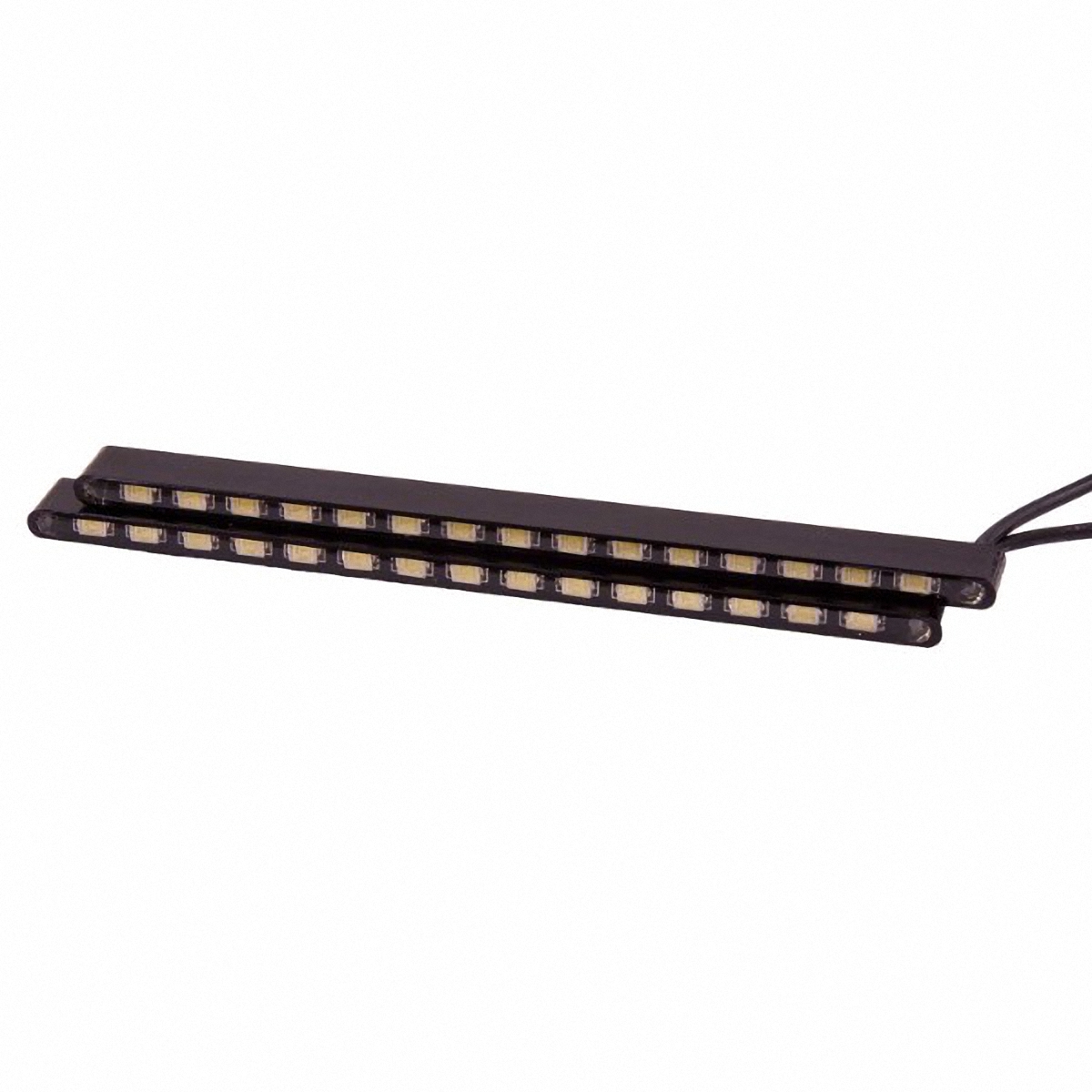 Дневные ходовые огни Skyway, 15 диодов, 3W, 2 штSHDX-15LED(5630) Дневные ходовые огни Skyway, 15 диодов, 3W, 2 штSHDX-15LED(5630)Система дневных ходовых огней Skyway высочайшего класса и уровня безопасности, оснащенная светодиодными модулями нового поколения, обладает универсальным дизайном, улучшает внешний вид автомобиля и повышает безопасность вождения в дневное время суток. Особенности: Широкий угол рассеивания. Долгий срок службы. Повышенная яркость. Низкое потребление электроэнергии: 0,5 А при 12 В (2x3 Вт). Питание от сети 12 В. Мощность: 3W. Высокая устойчивость к вибрации.