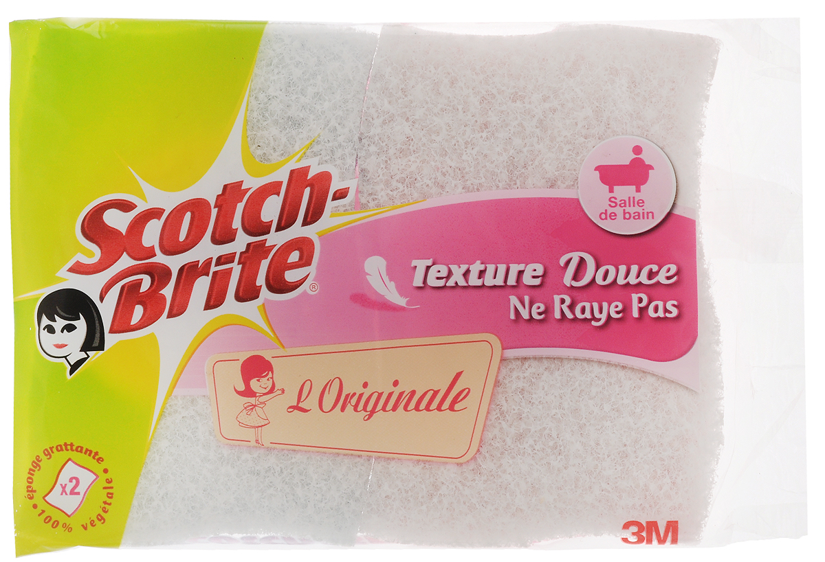 Набор целлюлозных губок Scotch-Brite, для уборки в ванной, цвет: розовый, голубой, белый, 2 штFN510076212_розовый, голубой Набор целлюлозных губок Scotch-Brite, для уборки в ванной, цвет: розовый, голубой, белый, 2 штFN510076212_розовый, голубойНабор Scotch-Brite состоит из 2 целлюлозных губок, предназначенных для чистки любых поверхностей в ванной комнате (кафель, ванна, кран, столы и многое другое). Целлюлозная губка хорошо впитывает жидкость и рекомендуется для завершения уборки. Она оставляет поверхности сухими и чистыми. Преимущества: - быстро и легко очищает следы и разводы мыла и известкового налета; - отлично впитывает жидкость (в 27 раз больше своего веса в сухом состоянии); - мягкий экологичный материал; - можно использовать с неразбавленными отбеливающими веществами - исключительно долговечна. Размер губки: 10 х 6,5 х 2 см.