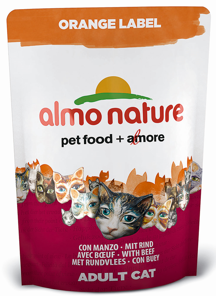 Корм сухой Almo Nature Orange Label, для кастрированных кошек, с говядиной, 105 г23234 Корм сухой Almo Nature Orange Label, для кастрированных кошек, с говядиной, 105 г23234Сухой корм Almo Nature Orange Label для кастрированных кошек - это высококачественный экологически чистый корм на основе отборных натуральных ингредиентов. Корм обогащен витаминами и минералами. Идеально подходит для домашних кошек, склонных к полноте, а также - для кастрированных котов и стерилизованных кошек. Не содержит ГМО, антибиотиков, химических добавок, консервантов и красителей. Состав: мясо говядины и ее производные 41% (из которых 25 % свежего мяса и 26% дегидрированного мяса), злаки, экстракт растительного белка, масла и жиры, дрожжи, минералы, субпродукты растительного происхождения. Питательные добавки: таурин 0,5 г/кг, L-карнитин 0,1 г/кг, витамин D3 290 МЕ/кг, витамин C 72 мг/кг, витамин E 145 мг/кг. Микроэлементы: железо 9 мк/кг, медь 0,1 мк/кг, цинк 59 мг/кг, марганец 0,5 мг/кг. Анализ: белки - 32%, клетчатка - 1,4%, жиры - 12,7%, зола - 7%, влажность - 9%. Товар сертифицирован.