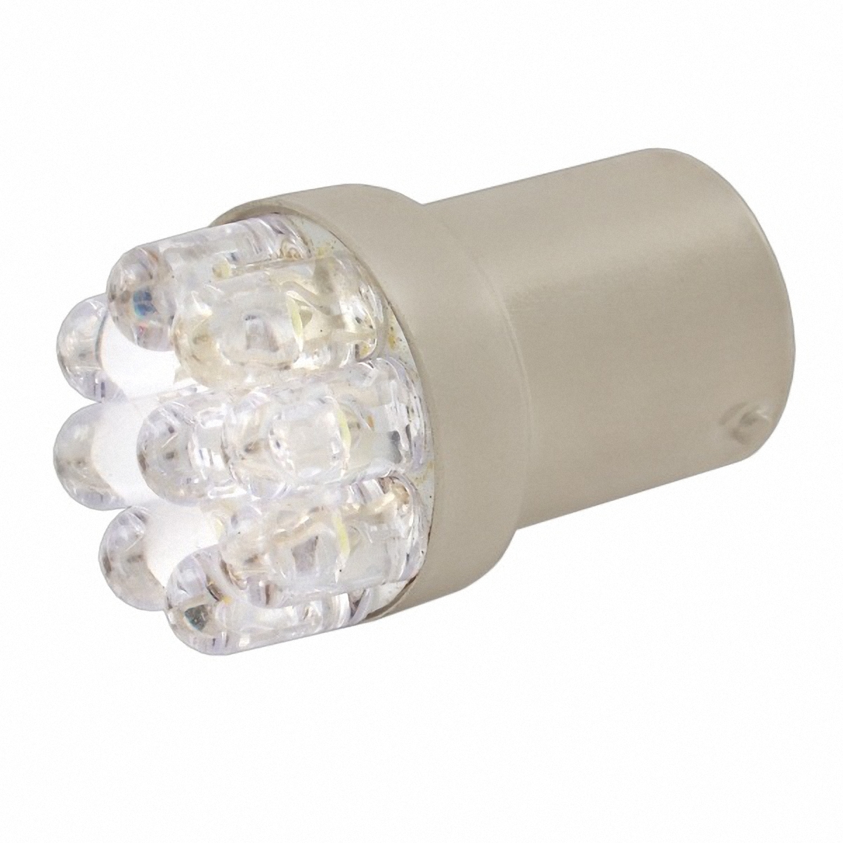 Skyway Автолампа диод T18(R10W). ST18-7LED/SG18-7LEDST18-7LED/SG18-7LED Skyway Автолампа диод T18(R10W). ST18-7LED/SG18-7LEDST18-7LED/SG18-7LED7 диодов с цоколем BA9S 1-контактная Белая