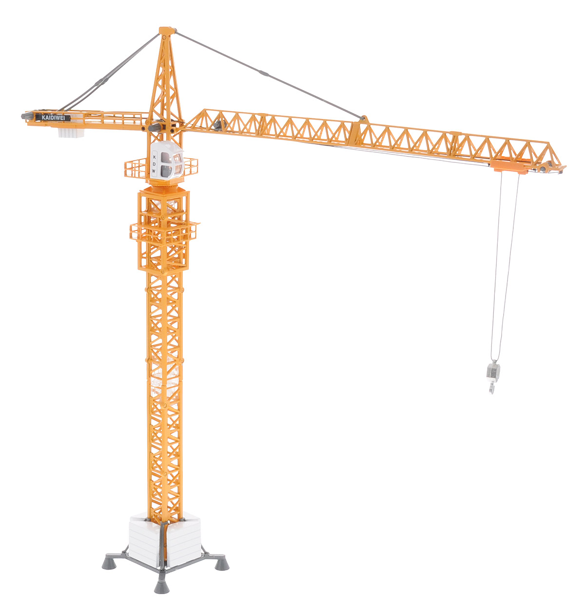 ABtoys Башенный кранC-00151 ABtoys Башенный кранC-00151Башенный кран ABtoys относится к специальной строительной технике. Это модель настоящей машины, используемой в строительстве. Кран может стать отличной игрушкой для мальчиков, обожающих машинки и мечтающих стать строителями. А процесс игры может быть настолько увлекательным, что ребенок не заметит, как быстро пролетает время. Кран оснащен поворотом кабины со стрелой на 360 градусов, а также возможно управление стрелой и подъем/опускание грузов. Благодаря великолепной точности, с которой создатели этой модели масштабом 1/50 передали внешний вид настоящего башенного крана, игрушка станет подлинным украшением любой коллекции моделей строительной техники. Изделие будет долго служить своему владельцу благодаря металлическому корпусу. Сделайте вашему ребенку такой замечательный подарок!
