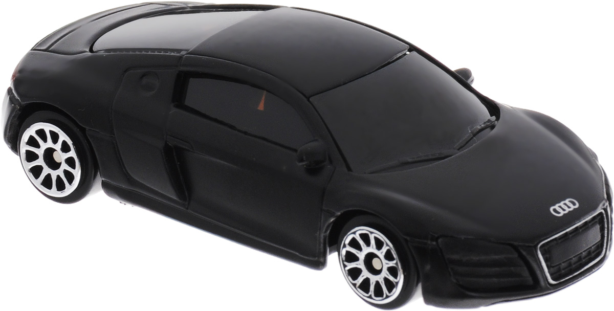 Uni-Fortune Toys Модель автомобиля Audi R8 V10 цвет черный344996SM Uni-Fortune Toys Модель автомобиля Audi R8 V10 цвет черный344996SMМодель автомобиля Uni-Fortune Toys Audi R8 V10 - отличный подарок как ребенку, так и взрослому коллекционеру. Благодаря броской внешности, а также великолепной точности, с которой создатели этой модели масштабом 1:64 передали внешний вид настоящего автомобиля, модель станет подлинным украшением любой коллекции авто. Машина будет долго служить своему владельцу благодаря металлическому корпусу с элементами из пластика. Колеса машинки имеют свободный ход. Модель автомобиля обязательно понравится вашему ребенку и станет достойным экспонатом любой коллекции.