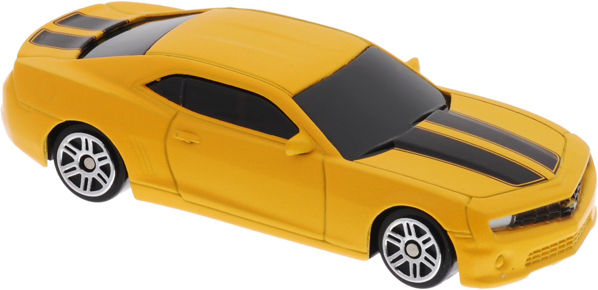 Uni-Fortune Toys Модель автомобиля Chevrolet Camaro цвет желтый344004SM(A) Uni-Fortune Toys Модель автомобиля Chevrolet Camaro цвет желтый344004SM(A)Chevrolet Camaro - одна из наиболее актуальных моделей, которая за счет безупречного качества сборки и интересного дизайна пользуется хорошим спросом. Модель автомобиля Uni-Fortune Toys Chevrolet Camaro будет отличным подарком как ребенку, так и взрослому коллекционеру. Благодаря броской внешности и великолепной точности машинка станет подлинным украшением любой коллекции авто. Модель выполнена в масштабе 1/64. Машина будет долго служить своему владельцу благодаря металлическому корпусу с элементами из пластика. Шины обеспечивают отличное сцепление с любой поверхностью пола. Модель автомобиля обязательно понравится вашему ребенку и станет достойным экспонатом любой коллекции.