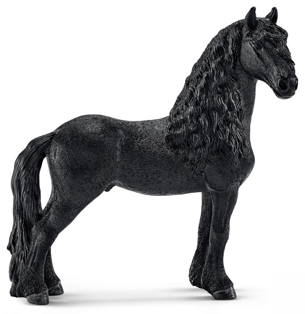 Schleich Фигурка Фризский жеребец13792 Schleich Фигурка Фризский жеребец13792Великолепная фигурка Schleich Фризский жеребец черного цвета станет прекрасным пополнением коллекции лошадей от Schleich и разнообразит игру вашего ребенка. Фризские лошади родом из Нидерландов, использовались как в сельском хозяйстве, так и в рыцарских боях. Характерной особенностью этой породы лошадей является длинная шерсть на ногах и длинный пышный хвост, окрас этих лошадей исключительно черный. Фигурка выполнена из гипоаллергенных высокотехнологичных материалов, раскрашена вручную и не вызывает аллергии у ребенка. Прекрасно выполненная фигурка отличается высочайшим качеством игрушек ручной работы. Игрушка создавалась при сотрудничестве с Берлинским зоопарком, а потому, является максимально точной копией настоящего животного. Фигурка разработана с учетом исследований в области педагогики и производится как настоящее произведение для маленьких детских ручек.