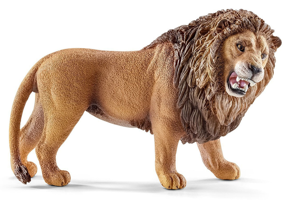 Schleich Фигурка Лев14726 Schleich Фигурка Лев14726Лев - хищное млекопитающее. Является наряду с тигром самой крупной из ныне живущих кошек - масса некоторых самцов может достигать 250 кг. Фигурка Schleich Лев является отличным обучающим материалом и знакомит детей с представителем животного мира. Раскрашенные вручную с особой внимательностью к каждой детали, фигурки прекрасно сочетаются друг с другом - можно объединять в игре представителей разных серий. В разработке каждой фигурки компания Schleich опирается на исследования в области педагогики, создавая маленькие произведения для маленьких ручек. Изготовление игрушек находится под контролем Берлинского зоопарка, поэтому игрушки так похожи на настоящих животных. Фигурка от немецкой компании Schleich станет достойным дополнением уникальной коллекции миниатюрных фигурок.
