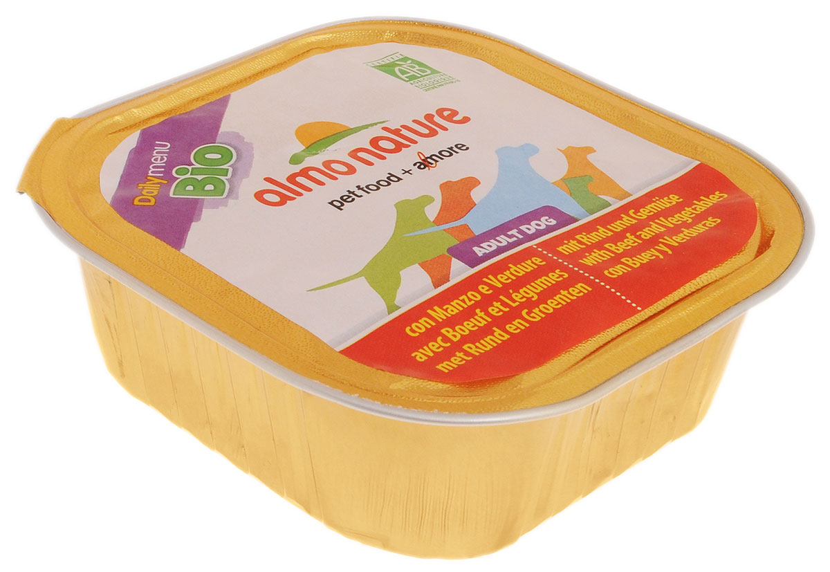 Паштет для собак Almo Nature Daily Menu, с говядиной и овощами, 300 г10166 Паштет для собак Almo Nature Daily Menu, с говядиной и овощами, 300 г10166Паштет для собак Almo Nature Daily Menu изготовлены из отборных, гипоаллергенных и легко усвояемых ингредиентов. Содержат питательные, высококачественные продукты: подлинное мясо свободного выгула - без гормонов и антибиотиков, а также овощи и злаки, произрастающие в экологически чистых условиях без использования пестицидов и химических веществ. Товар сертифицирован.