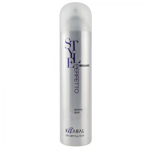 Kaaral Спрей для бриллиантового блеска Style Perfetto Brilliante Glossing Spray, 300 мл1103 Kaaral Спрей для бриллиантового блеска Style Perfetto Brilliante Glossing Spray, 300 мл1103Завершающий спрей ультра блеск придает волосам ослепительный блеск и бриллиантовое сияние. Великолепно подходит для любых типов волос. Не перегружает волосы, предотвращает электризацию волос. Делает волосы более эластичными и гладкими. УФ-фильтры защищают волосы от вредного воздействия солнечных лучей. Без фактора фиксации.
