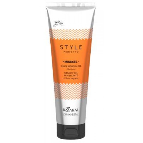 Kaaral Моделирующий гель с эффектом памяти Style Perfetto Mindgel Shape Memory Gel, 250 млK15916 Kaaral Моделирующий гель с эффектом памяти Style Perfetto Mindgel Shape Memory Gel, 250 млK15916Моделирующей гель применяется для разделения, придания формы и моделирования волос со средне-сильной фиксацией и эффектом мокрых волос. Гель обогащен пантенолом и витамином Е, придает волосам форму и защищает их. Средство не пересушивает волосы, обладает эффектом памяти.
