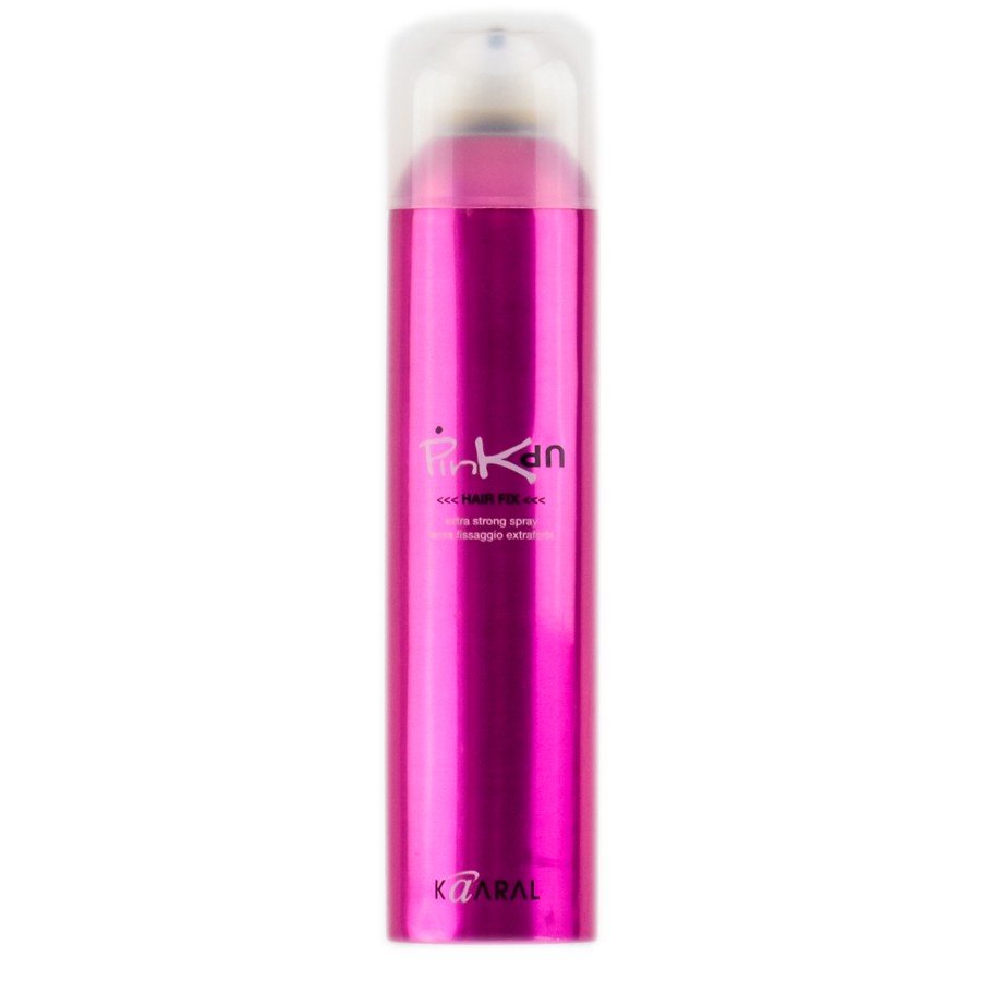 Kaaral Лак без газа сильной фиксации Pink Up Hair Fix, 300 млkaar1081 Kaaral Лак без газа сильной фиксации Pink Up Hair Fix, 300 млkaar1081Зафиксируй свои волосы с помощью Hair Fix, экологически чистого лака сильной фиксации без газа. Моделирует и фиксирует, отлично подходит для укладки с последующей сильной и четкой фиксацией. Не прилипает к волосу и легко удаляется.
