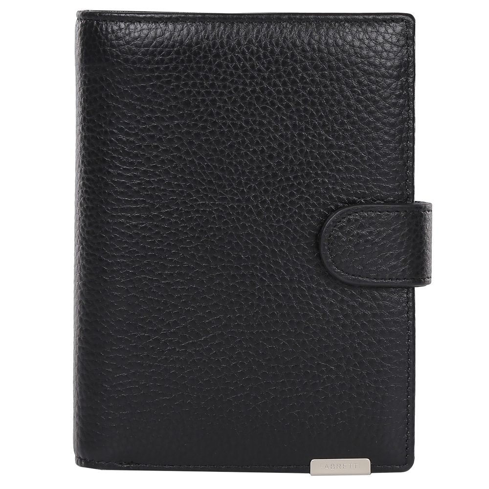 Кошелек мужской Fabretti, цвет: черный. 53001/1-black53001/1-black Кошелек мужской Fabretti, цвет: черный. 53001/1-black53001/1-blackЭлегантный мужской кошелек от итальянского бренда Fabretti выполнен из натуральной кожи с ярким тиснением под рептилию. Насыщенный черный цвет и фурнитура, выполненная в серебряном цвете, превратили аксессуар в модное изделие, которое подчеркнет ваше уникальное чувство стиля. Внутри модели имееются два открытых отдела для купюр, отделение для паспорта, вкладыши для документов. Вы сможете разместить кредитные и дисконтные карты с помощью 10 отделов, а также мелочь в удобный карман для монет. Кошелек закрывается на металлическую кнопку.