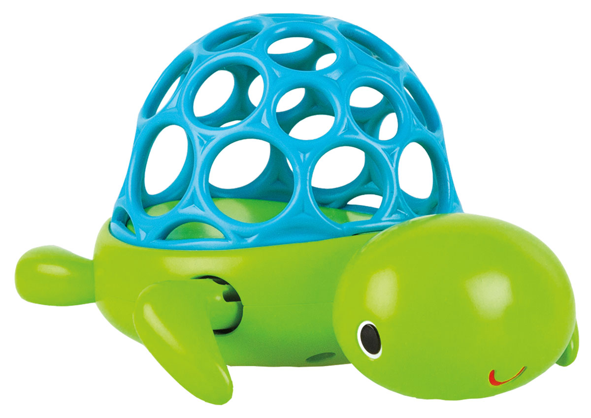 Oball Игрушка для ванной Черепашка10065 Oball Игрушка для ванной Черепашка10065Игрушка для ванной Oball Черепашка обязательно порадует малыша и сделает принятие ванной и водные процедуры забавным развлечением. В панцире имеются специальные отверстия, для того чтобы ребенку было удобно ловить игрушку. Черепашку можно завести с помощью передних лапок, и она поплывет самостоятельно. Игрушка помогает развивать мелкую моторику рук, обогащает тактильные ощущения.