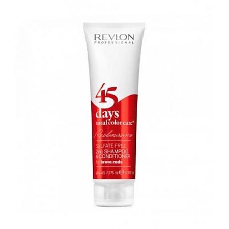 Revlon Professional RCC Shampoo and Conditioner Brave Reds – Шампунь-кондиционер для ярких красных оттенков 275 мл7208209000 Revlon Professional RCC Shampoo and Conditioner Brave Reds – Шампунь-кондиционер для ярких красных оттенков 275 мл7208209000Revlon Professional RCC Shampoo Conditioner Brave Reds Шампунь-кондиционер для ярких красных оттенков Новинка от компании Revlon – шампунь-кондиционер с очень нежной и мягкой текстурой, не содержащий сульфатов и гарантирующий полное сохранение цвета волос ярких красных оттенков на целых 45 дней. Средство великолепно подходит для ежедневного применения – благодаря провитамину В5 и поликвартениуму 55 шампунь-кондиционер придаёт волосам потрясающую эластичность, отличный блеск и защищает от вредных воздействий ультрафиолетовых лучей. Экстракт клюквы, который является сильным природным антиоксидантом, обеспечивает восстановление структуры волос, благоприятное влияет на кожу головы и устраняет воздействие свободных радикалов. Шампунь-кондиционер Ревлон Brave Reds это великолепное средство очищения волос, ухода за ними и поддержания интенсивности цвета волос до следующей процедуры окрашивания.