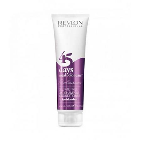 Revlon Professional RCC Shampoo and Conditioner Ice Blondes – Шампунь-кондиционер для пепельных блондированных оттенков 275 мл7220451000 Revlon Professional RCC Shampoo and Conditioner Ice Blondes – Шампунь-кондиционер для пепельных блондированных оттенков 275 мл7220451000Revlon Professional RCC Shampoo Conditioner Ice Blondes Шампунь-кондиционер для пепельных блондированных оттенков Шампунь-кондиционер создан по новейшей эксклюзивной формуле компании Revlon Professional, благодаря которой Ваши волосы сохранят интенсивность цвета на целых 45 дней. Средство имеет нежную кремовую консистенцию, обладает великолепным ароматом и не содержит сульфатов и других вредных веществ, поэтому может использоваться ежедневно – для очищения волос от загрязнений и полноценного ухода за ними. В состав шампуня-кондиционера Ревлон входят такие активные компоненты, как провитамин В5, который увлажняет и восстанавливает структуру волос, тонизирует кожу головы, экстракт клюквы, который является отличным природным антиоксидантом и придаёт волосам дополнительный объём. Поликвартениум 55 является специальным полимером, который обволакивает специальной невидимой плёнкой каждый волосяной стержень, надёжно защищая структуру волос от вредных ультрафиолетовых лучей или...