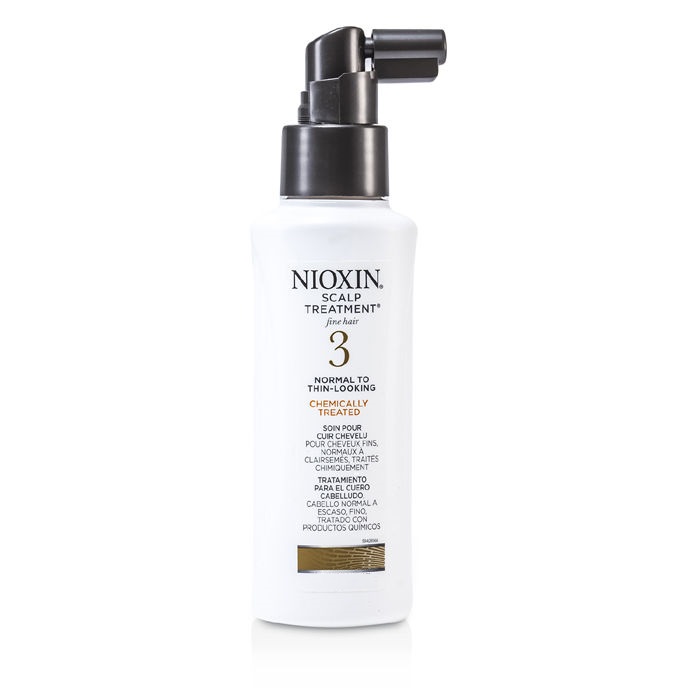 Nioxin Scalp Treatment System 3 - Питательная маска (Система 3) 200 мл81543655/7756 Nioxin Scalp Treatment System 3 - Питательная маска (Система 3) 200 мл81543655/7756Тонкие волосы, которые пострадали от химической завивки, нуждаются в особом уходе. Питательная маска от Nioxin из системы 3 предназначена для активного питания и увлажнения волос и кожи головы. Средство нейтрализует щелочи и кислоты, а также защищает волосы от внешнего влияния. Маска от Ниоксин подходит для ежедневного применения, однако может слегка пощипывать кожу во время процедуры. После применения маски волосы становятся мягче и приятнее на ощупь, а отрицательное воздействие агрессивных процедур становится почти не ощутимым.