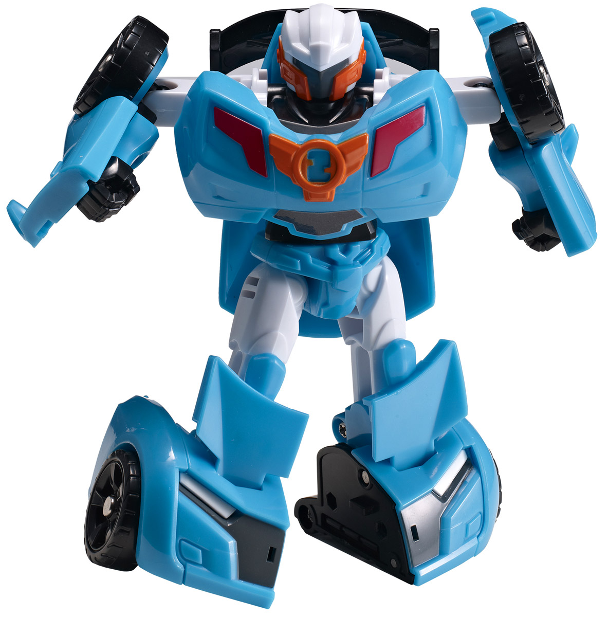 Tobot Трансформер Mini Y301021 Tobot Трансформер Mini Y301021Трансформер Tobot Mini Y из мультсериала Тоботы запомнился детям своим озорным нравом и легким характером. Игрушка в точности повторяет героя, поэтому поможет преданным поклонникам разыграть увлекательные приключения не только в образе робота, но и быстрой машинки с рельефными колесами. Трансформер легко превращается в реалистичную машинку. Машинка может ездить по поверхности благодаря широким колесам с рельефными протекторами. Игрушка имеет оптимальные размеры, поэтому ребенку будет удобно держать ее в руке и катать по полу.
