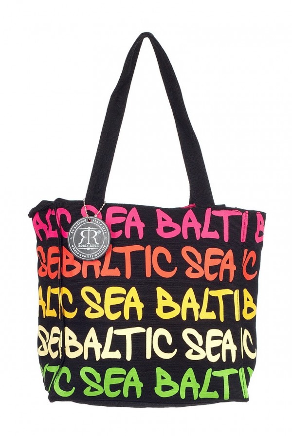 Сумка женская Robin Ruth Baltic Sea, цвет: черный, мультиколор. BG2639-ABG2639-A Сумка женская Robin Ruth Baltic Sea, цвет: черный, мультиколор. BG2639-ABG2639-AЖенская сумка Robin Ruth Baltic Sea изготовлена из текстиля. Изделие содержит одно основное отделение, закрывающееся на застежку-молнию. Сумка оснащена удобными ручками для переноски. Модель оформлена разноцветным надписями.