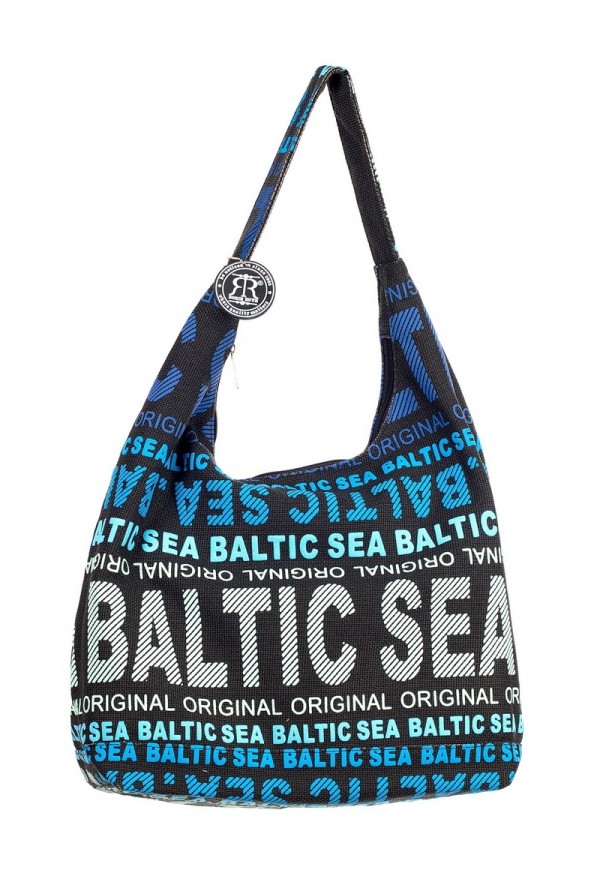 Сумка женская Robin Ruth Baltic Sea, цвет: черный, голубой, белый. BG2648-ABG2648-A Сумка женская Robin Ruth Baltic Sea, цвет: черный, голубой, белый. BG2648-ABG2648-AЖенская сумка Robin Ruth Baltic Sea выполнена из канваса и оформлена контрастным принтом с надписями. Изделие содержит одно основное отделение, закрывающееся на застежку-молнию. Внутри расположены вшитый карман на молнии и накладной кармашек для телефона. Сумка оснащена практичной лямкой, которая дополнена брелоком на цепочке. Стильная сумка позволит вам подчеркнуть свою индивидуальность, а также сделает ваш образ завершенным.