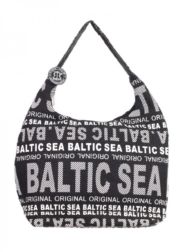 Сумка женская Robin Ruth Baltic Sea, цвет: черный, белый. BG2648-BBG2648-B Сумка женская Robin Ruth Baltic Sea, цвет: черный, белый. BG2648-BBG2648-BЖенская сумка Robin Ruth Baltic Sea выполнена из канваса и оформлена контрастным принтом с надписями. Изделие содержит одно основное отделение, закрывающееся на застежку-молнию. Внутри расположены вшитый карман на молнии и накладной кармашек для телефона. Сумка оснащена практичной лямкой, которая дополнена брелоком на цепочке. Стильная сумка позволит вам подчеркнуть свою индивидуальность, а также сделает ваш образ завершенным.