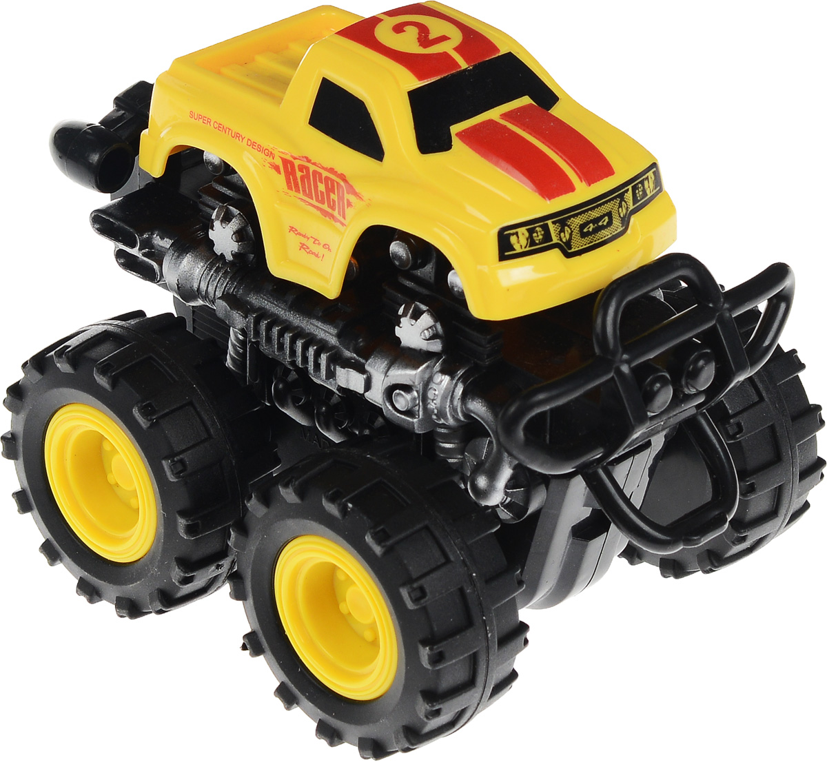 Big Motors Машинка инерционная 4 WD цвет желтый №2806B_желтый №2 Big Motors Машинка инерционная 4 WD цвет желтый №2806B_желтый №2Инерционная машинка Big Motors 4WD станет любимой игрушкой вашего малыша. Игрушка представляет собой внедорожник с большими ребристыми колесами. Машинка оснащена инерционным механизмом. Достаточно немного подтолкнуть машинку вперед или назад, а затем отпустить, и она сама поедет в ту же сторону. Ваш ребенок будет часами играть с этой машинкой, придумывая различные истории. Порадуйте его таким замечательным подарком!