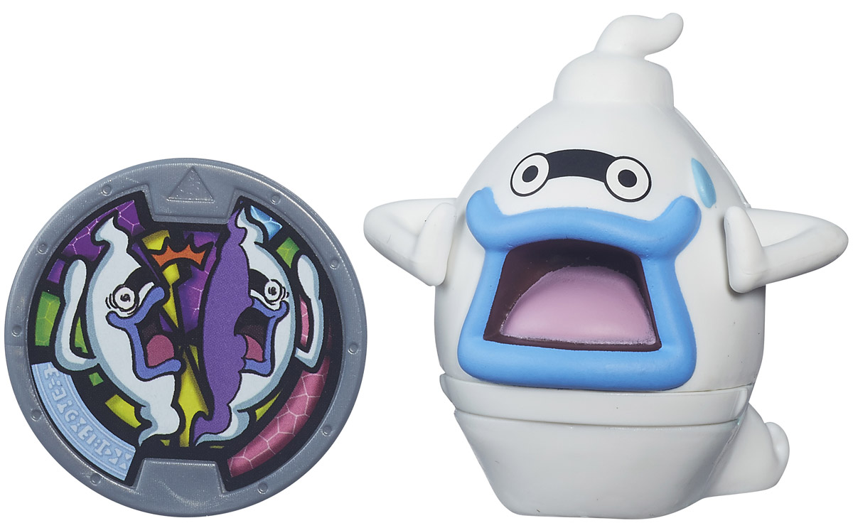 Yo-kai Watch Фигурка Whisper с медальюB5937_B5939 Yo-kai Watch Фигурка Whisper с медальюB5937_B5939В мире Yo-kai у персонажей иногда случаются дни, когда все идет не так. Они теряют ключи. У них спадают штаны. Несомненно, во всем этом виноваты Yo-kai. Они находятся повсюду, каждый день отвлекая и доставляя неудобства окружающим. Их не может видеть никто, кроме тех персонажей, которые подружились с ними. Whisper - это Проводник по миру Yo-kai, который знает все, что необходимо знать о его мире... или все, что он хочет внушить людям. Почти все свои знания он хранит в блокноте Yo-kai, который всегда носит с собой. Заведите дома забавных персонажей из мультсериала Yo-kai Watch. К каждой фигурке прилагается медаль. Играть с любой Yo-kai-медалью можно тремя способами. 1. Можно вызвать персонажа Yo-kai, вставив медаль в игрушечные часы Yo-kai Watch (приобретаются отдельно), и тогда вы услышите имя персонажа и другие звуки. Большинство медалей также могут воспроизводить песню своего клана. 2. Можно погрузиться в изучение сказочного мира Yo-kai, отсканировав...