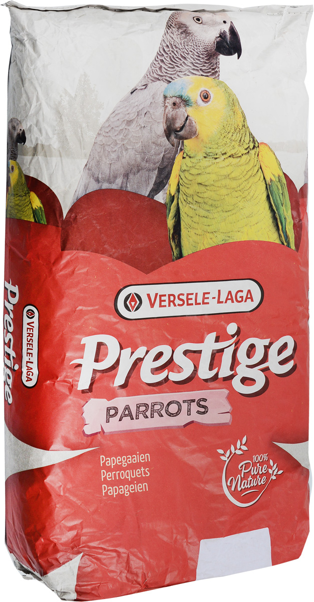 Корм Versele-Laga Prestige Parrots для крупных попугаев, 15 кг421820 Корм Versele-Laga Prestige Parrots для крупных попугаев, 15 кг421820Корм Versele-Laga Prestige Parrots идеально подойдет для крупных пород попугаев. Он содержит большое количество зерен различных растений, дополнительно обогащен комплексом витаминов, микроэлементов и минералов, которые необходимы крупным попугаям для полноценной жизни. Корм прекрасно подойдет для ежедневного употребления. Благодаря большой упаковке оптимален для применения заводчиками. Товар сертифицирован.