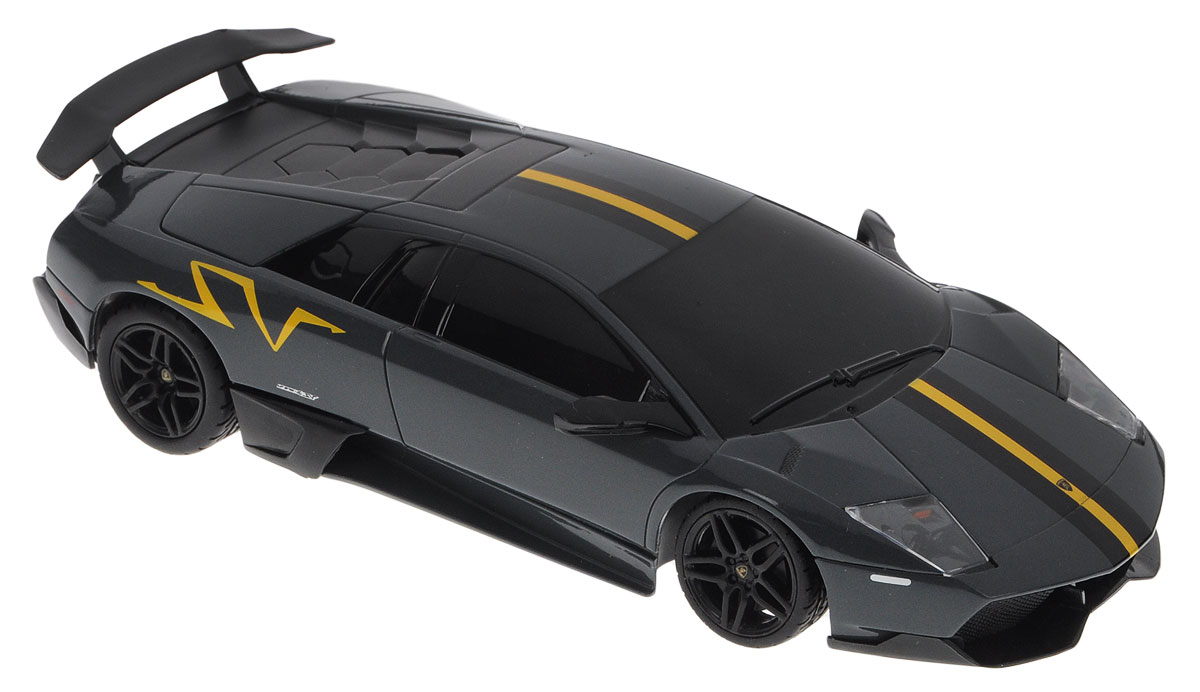 Rastar Радиоуправляемая модель Lamborghini Murcielago LP670-439001 Rastar Радиоуправляемая модель Lamborghini Murcielago LP670-439001Радиоуправляемая модель Rastar Lamborghini Murcielago LP670-4 станет первым гоночным автомобилем вашего малыша. Это точная копия настоящего автомобиля в масштабе 1:24. Юные гонщики оценят эту машину за прекрасные технические характеристики и полную свободу передвижений в любую сторону. Моделью легко управлять и любая гонка принесет удовольствие. Управление машинкой происходит с помощью удобного пульта. Автомобиль двигается вперед и назад, поворачивает направо, налево и останавливается. Автомобиль изготовлен из пластика с металлическими элементами. Колеса игрушки прорезинены и обеспечивают плавный ход, машинка не портит напольное покрытие. Пульт управления работает на частоте 27 MHz. Радиоуправляемые игрушки способствуют развитию координации движений, моторики и ловкости. Ваш ребенок увлеченно будет играть с моделью, придумывая различные истории и устраивая соревнования. Машина работает от 3 батареек типа АА (не входят в комплект). Для работы пульта управления...
