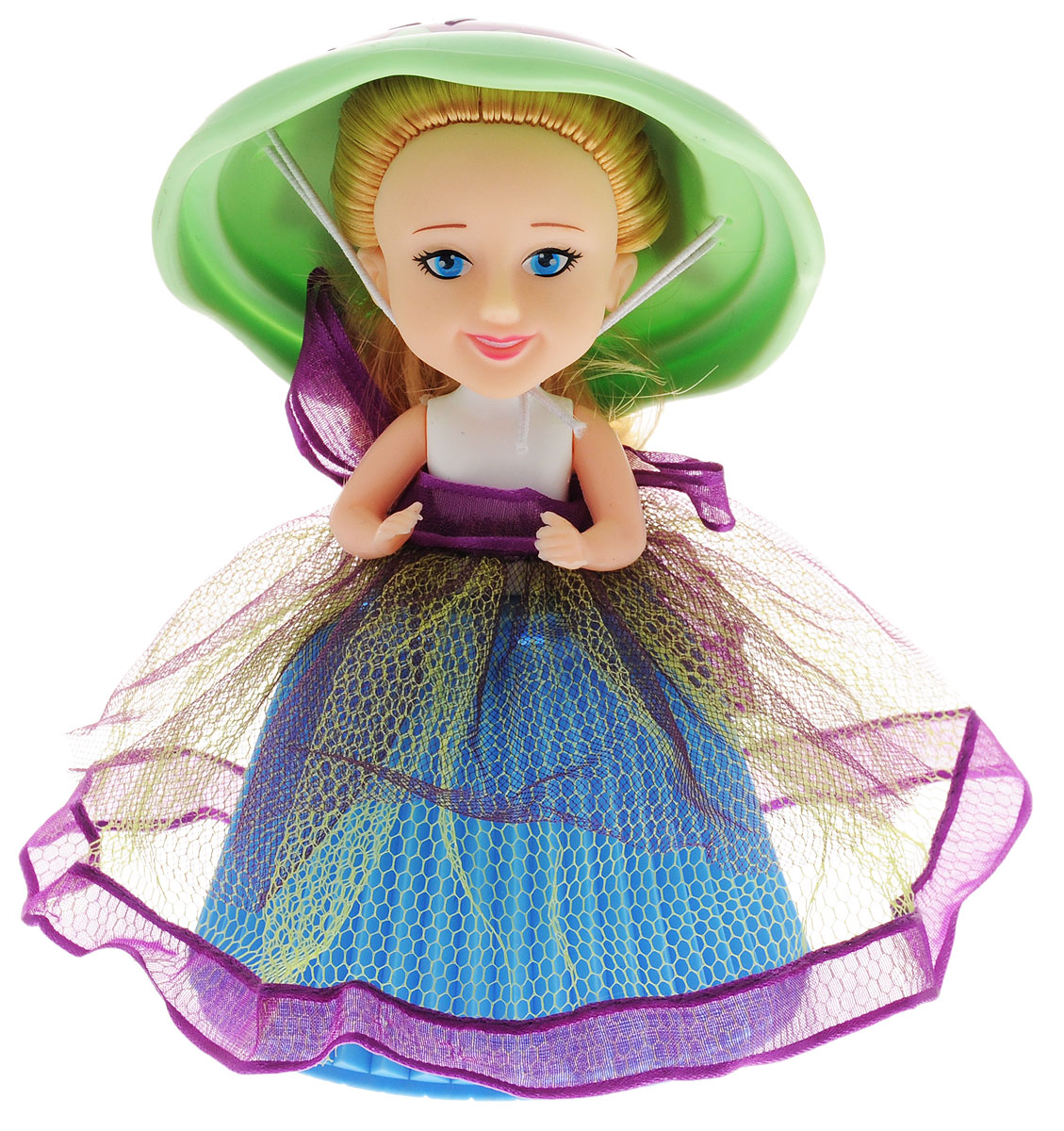 PlayMind Мини-кукла Lennie Lemon цвет голубой салатовый39185B_голубой, салатовый PlayMind Мини-кукла Lennie Lemon цвет голубой салатовый39185B_голубой, салатовыйМини-кукла PlayMind Lennie Lemon - это уникальная кукла-капкейк, которая непременно понравится вашей малышке. При помощи несложной трансформации яркий аппетитный кекс превращается в чудесную куколку, а верхушка кекса становится для нее элегантной шляпкой. Голова и ручки куклы подвижны. Длинные мягкие волосы куклы завязаны в пучок. Малышка с удовольствием будет расчесывать их, придумывая различные прически. Соберите коллекцию из 6-ти уникальных кукол-пирожных!