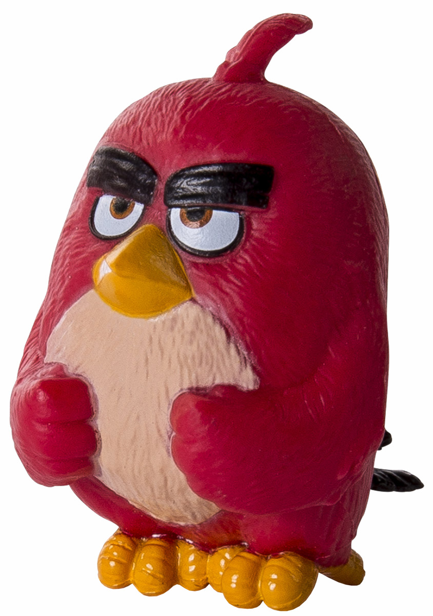 Angry Birds Фигурка Red90501_20073075 Angry Birds Фигурка Red90501_20073075Фигурка Angry Birds Red - подарок для любого поклонника сердитых птичек и зеленых поросят! Высота фигурки 4 см, игрушка выполнена из пластика и очень тщательно детализирована. Фигурка очень ярко и точно отражает характер героя и его эмоции. Ред из всей стаи наиболее аккуратно и бережливо обращается с яйцами и сильно боится их потерять. Постоянно заботится о том, чтобы главное оружие птиц все время было в чистоте и порядке. Он каждый день натирает рогатку воском, и не любит, когда кто-то ее портит. Макушка представлена в виде хохолка из двух перышек. Брови прямоугольные, черного цвета. Соберите всю коллекцию смешных персонажей Angry Birds!